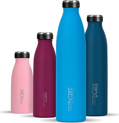 720°DGREE milkyBottle Trinkflasche 1l sky blue
