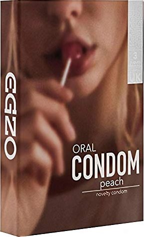 Egzo Oral Condom Blackberry, 3 Stück