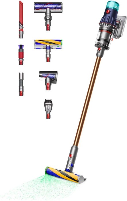 Dyson V12 Detect Slim Absolute Akku-Handstaubsauger blau/kupfer (470532-01)