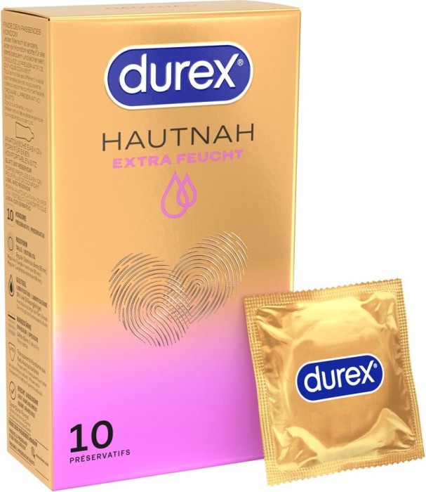 Durex Hautnah Extra Feucht, 10 Stück
