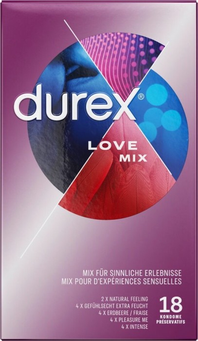 Durex Love Mix Set, 18 Stück