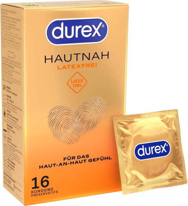 Durex Hautnah Latexfrei, 16 Stück