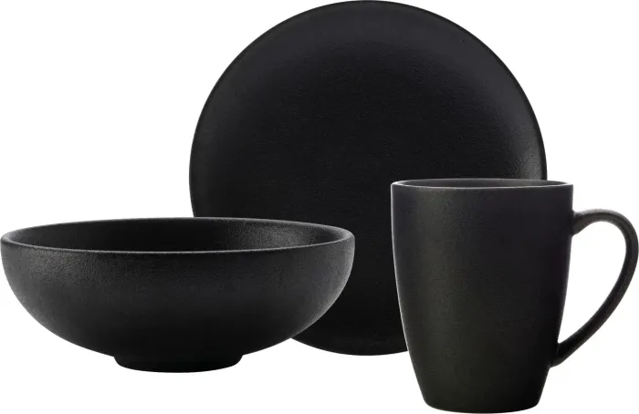 Maxwell & Williams Caviar Black Frühstücks-Set, 3-tlg. (AX0001-01)