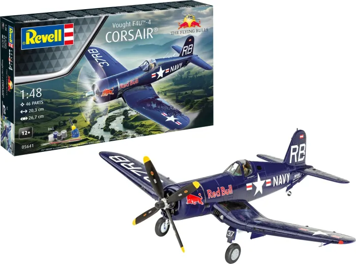 Revell Geschenkset Flying Bulls Vought F4U-4 Corsair (05641)