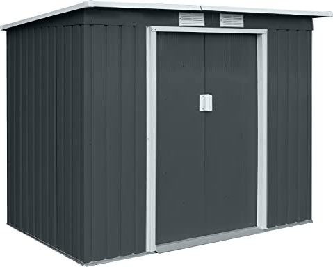 Hattoro P100 Metall Gerätehaus 213x130cm grau