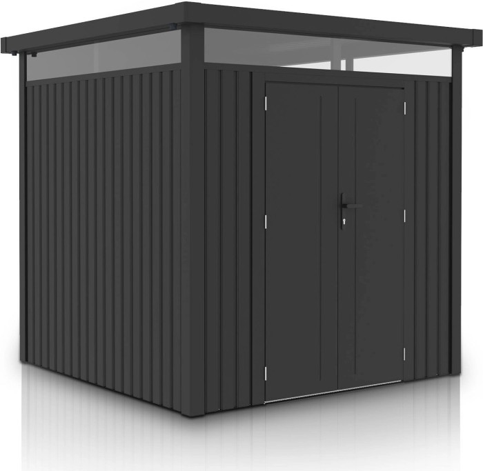 Juskys Luzern Metall Gerätehaus 196x254cm grau (301287)
