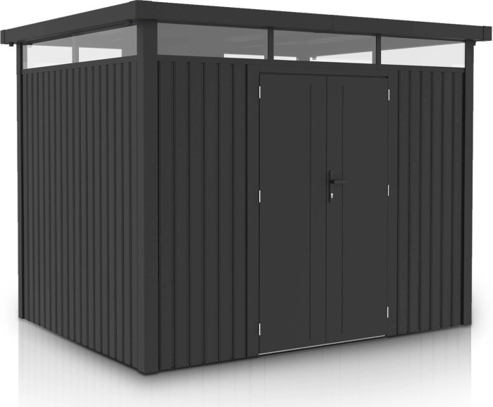 Juskys Luzern Metall Gerätehaus 256x294cm grau (301288)