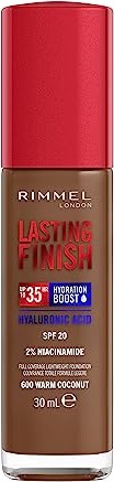Rimmel Lasting Finish 35H Foundation 600 warm coconut, 30ml