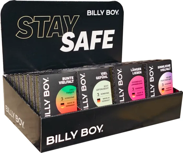 Billy Boy Mixdisplay Set, 84 Stück (28x 3 Stück)