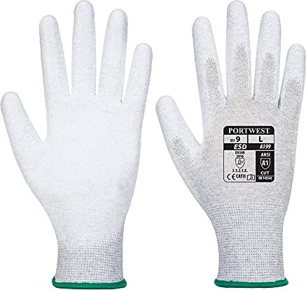 Portwest A199 ESD Arbeitshandschuhe M grau (A199GRRM)