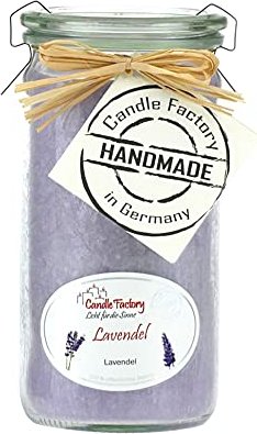 Candle Factory Mini Jumbo Duftkerze lavendel, 1 Stück