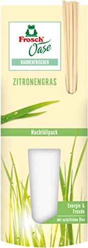 Frosch Oase Raumerfrischer Zitronengras Duftstäbchen Refill, 90ml