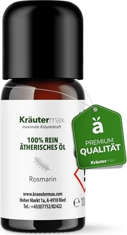 Kräutermax Rosmarin 100% ätherisches Duftöl, 10ml