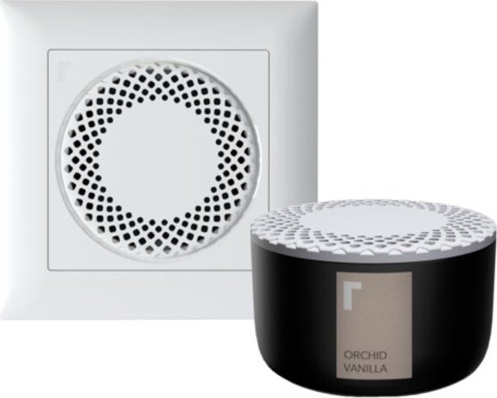 revoltab Smart Diffuser Hide + Raumduftkapsel Orchid Vanilla weiß