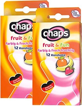 MedDevice Chaps Fruit & Fun, 24 Stück (2x 12 Stück)