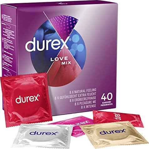 Durex Love Mix Set, 40 Stück
