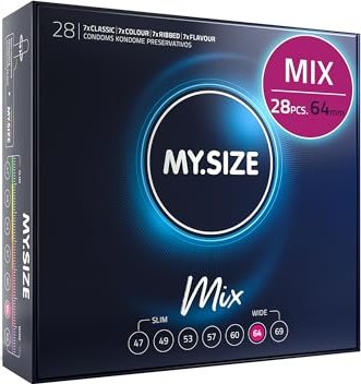 My.Size 64mm Mix Kondom-Set, 28 Stück