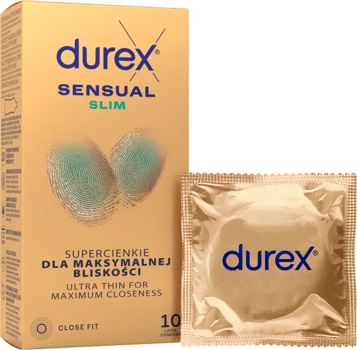 Durex Sensual Slim, 10 Stück