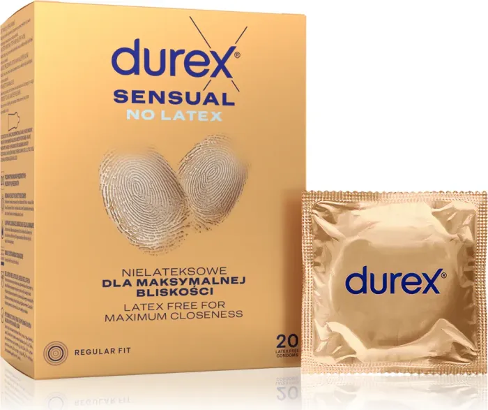 Durex Sensual No Latex, 20 Stück
