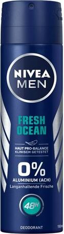 Nivea MEN Fresh Ocean Deodorant Spray, 150ml