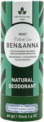 Ben & Anna Mint Papertube Deodorant Stick, 40g