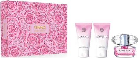 Versace Bright Crystal EdT 50ml + Body Lotion 50ml + Duschgel 50ml Duftset