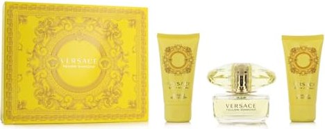 Versace Yellow Diamond EdT 50ml + Body Lotion 50ml + Duschgel 50ml Duftset