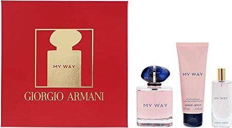 Giorgio Armani My Way EdP 90ml + EdP 15ml + BL 75ml Duftset