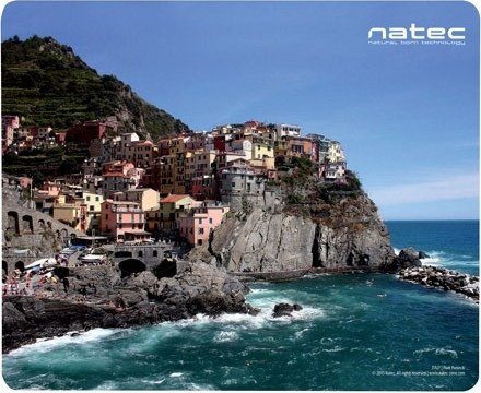 Natec Photo Mousepad Italian Coast, 10er-Pack (NPF-1404/10)