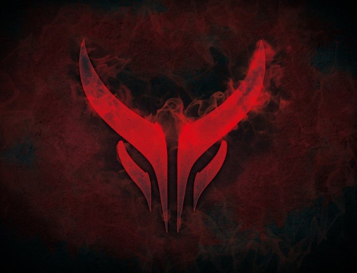 PowerColor Red Devil Gaming Mouse Pad, 800x300mm, schwarz/rot (695-G000000531)