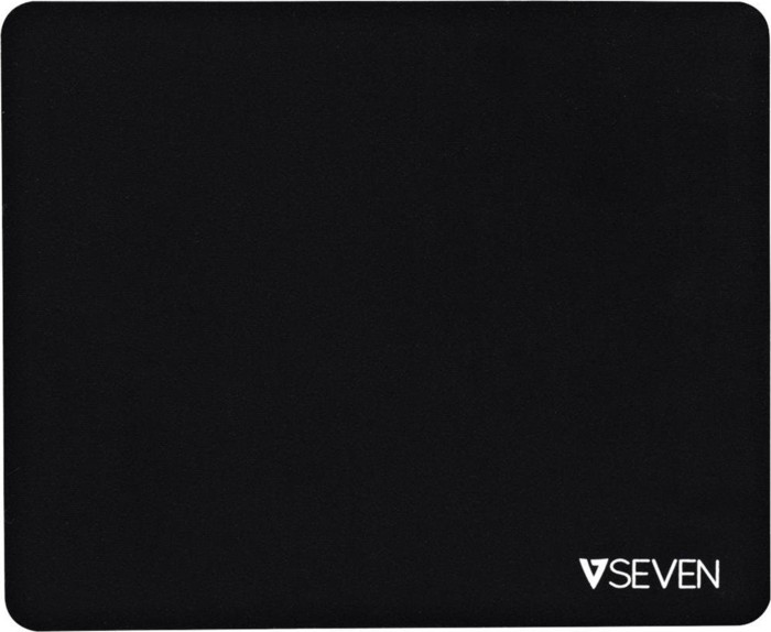 V7 MP02 Antimikrobielles Mauspad, 220x180mm, schwarz (MP02BLK)
