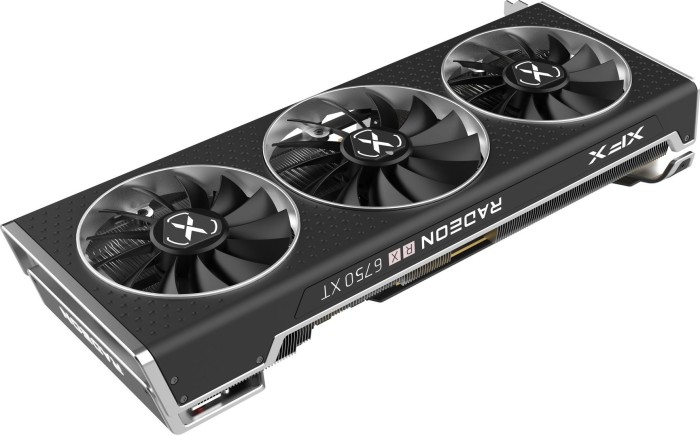 XFX Speedster QICK 319 Radeon RX 6750 XT Core Gaming, 12GB GDDR6, HDMI, 3x DP (RX-675XYJFDP)