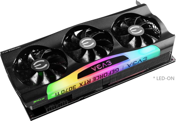 EVGA GeForce RTX 3070 Ti FTW3 Ultra Gaming, 8GB GDDR6X, HDMI, 3x DP (08G-P5-3797-KL)