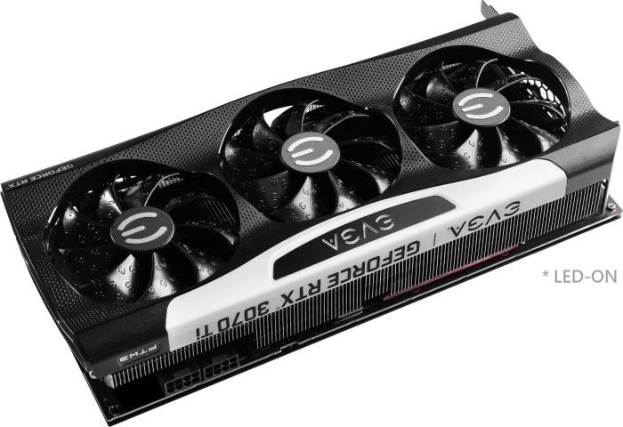 EVGA GeForce RTX 3070 Ti FTW3 Ultra Gaming, 8GB GDDR6X, HDMI, 3x DP (08G-P5-3797-KL)