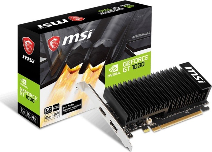 MSI GeForce GT 1030 2GHD4 LP OC, 2GB DDR4, HDMI, DP (V809-2825R)