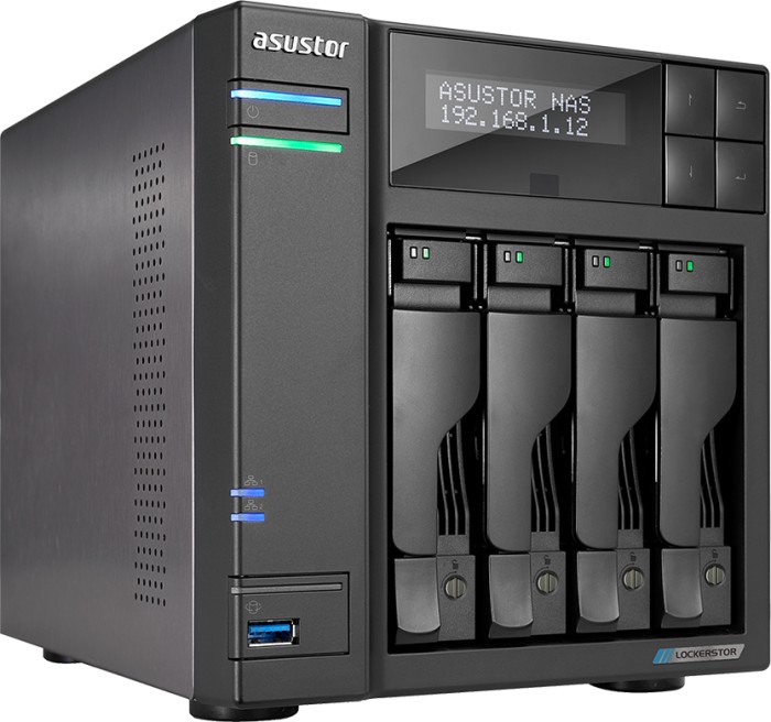 Asustor AS6704T Lockerstor 4 Gen2, 2x 2.5GBase-T (90-AS6704T00-MD30)