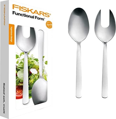 Fiskars Functional Form Salatbesteck-Set, 2-tlg. mattiert (1002960)
