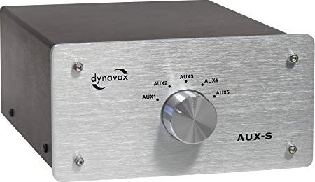 Dynavox AUX-S Eingangs-Erweiterung/Umschalter silber (206411)