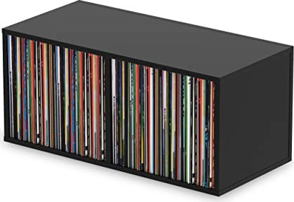 Glorius Record Box 230 Plattenregal schwarz