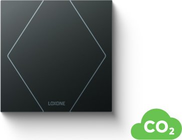 Loxone Touch Pure CO2 Tree anthrazit, Bedienelement mit Multisensor (100518)