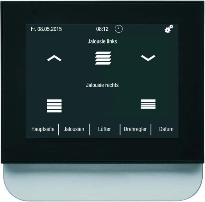 Berker KNX Touch Control Display schwarz (75740101)
