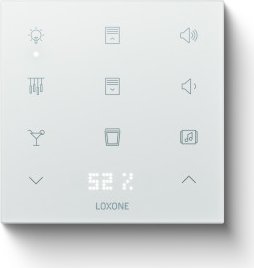 Loxone Touch Pure Flex Tree weiß, Bedienelement mit Multisensor (100507)