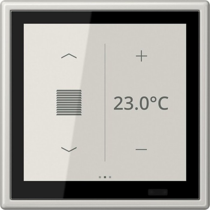 Jung KNX Raumcontroller LS Touch, lichtgrau, Bedienelement (LS 459 D1 S LG)