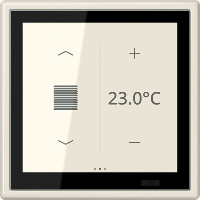 Jung KNX Raumcontroller LS Touch, weiß, Bedienelement (LS 459 D1 S)