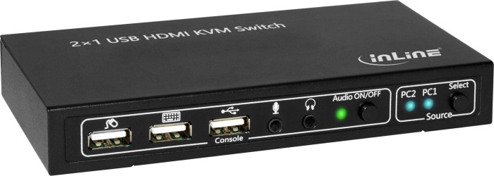 InLine 2-fach HDMI KVM-Switch (62602I)