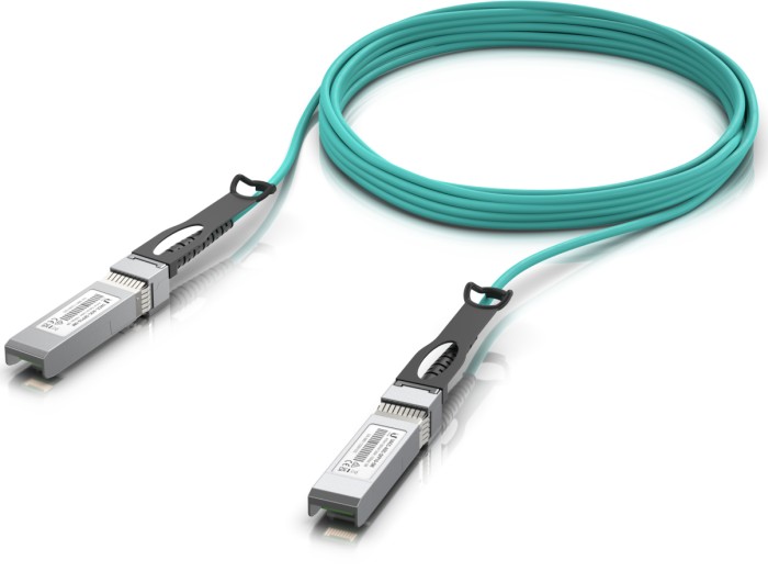 Ubiquiti UniFi UACC Active Optical Cable 10G 5m LAN-DAC, Lichtwellenleiter-Duplex, SFP+ (UACC-AOC-SFP10-5M)
