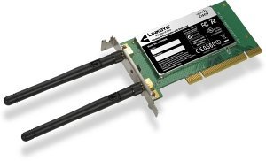 Linksys WMP600N, 2.4GHz/5GHz WLAN, PCI