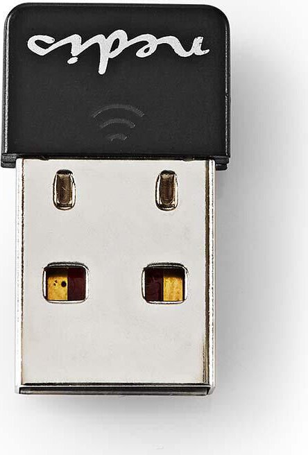 Nedis N150 Mini WLAN-adapter, 2.4GHz WLAN, USB-A 2.0 [Stecker] (WSNWN150BK)