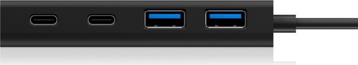RaidSonic Icy Box IB-HUB1426-U3 USB-Hub, 2x USB-C 3.0, 2x USB-A 3.0, USB-A 3.0 [Stecker] (60493)