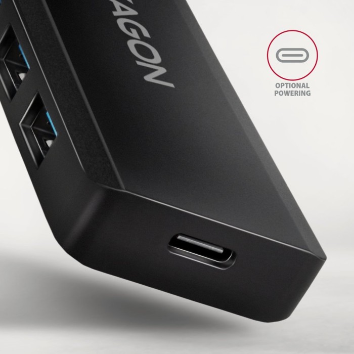 Axagon USB-Hub, 4x USB-A 3.0, USB-C 3.0 [Stecker] (HUE-C1C)